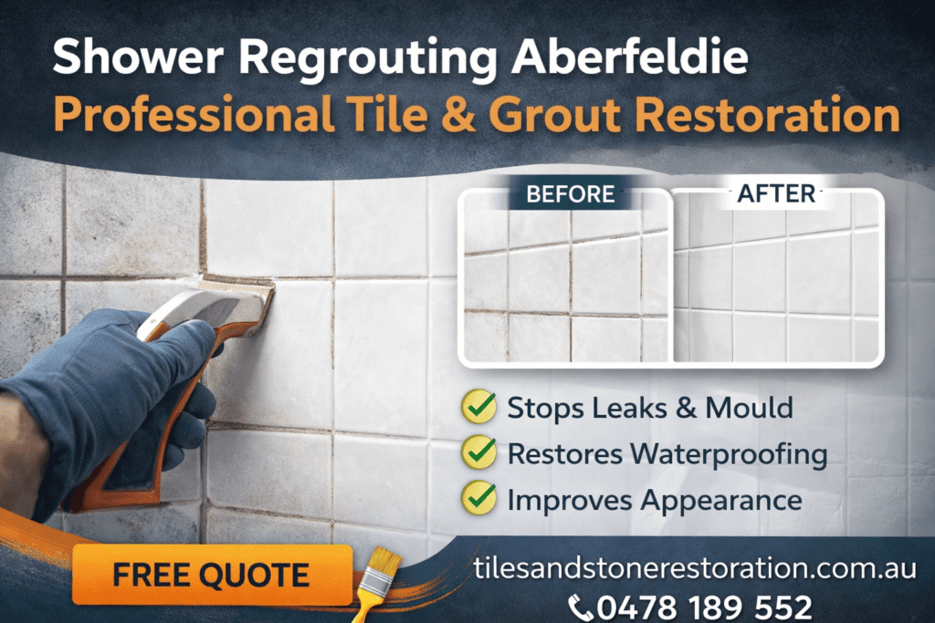 Shower Regrouting Aberfeldie | Professional Tile & Grout Restoration