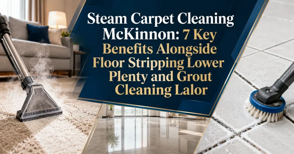 Steam Carpet Cleaning McKinnon: 7 Key Benefits Alongside Floor Stripping Lower Plenty and Grout Cleaning Lalor