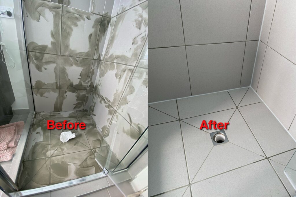 shower resealing before and after melbourne