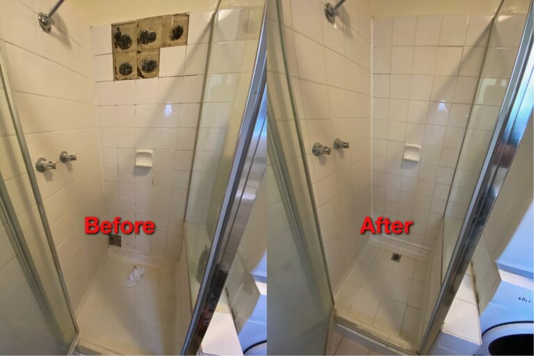 shower reseal before and after Melbourne