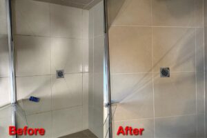 epoxy shower regrout before and after Melbourne